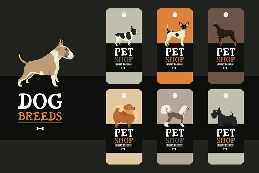 Dog breeds in Graphics - product preview 8