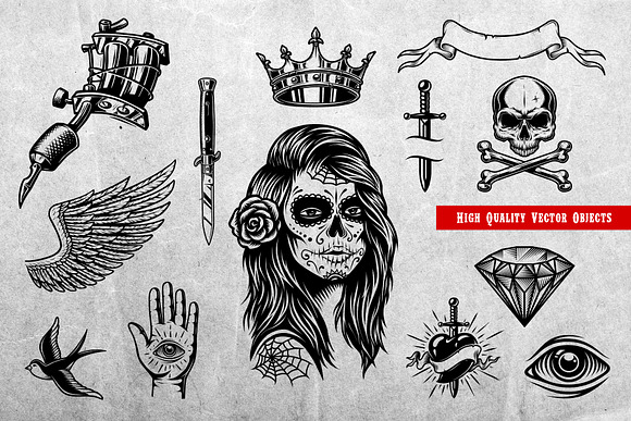 Tattoo BUNDLE in Templates - product preview 2