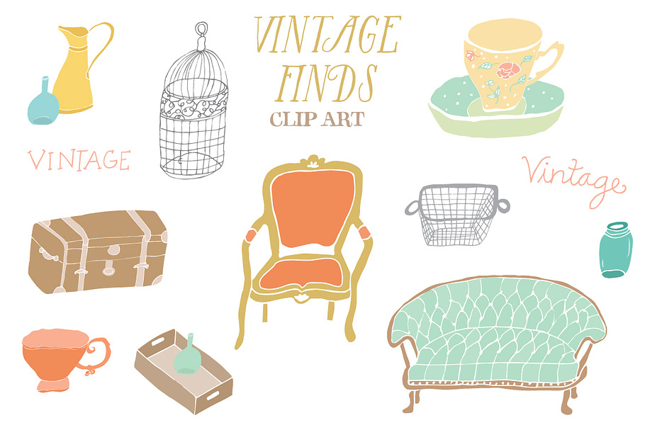 Vintage Finds in Illustrations - product preview 8