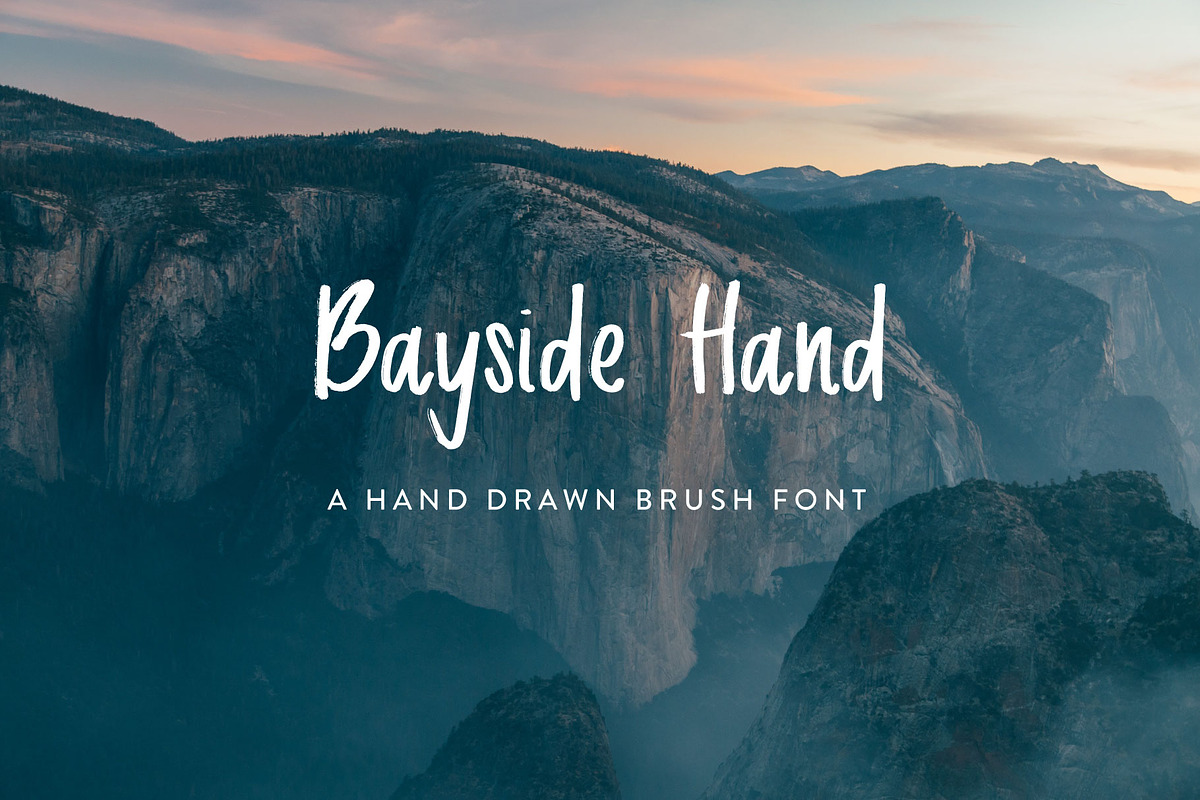 Bayside Hand - Hand Drawn Font in Sans-Serif Fonts - product preview 8