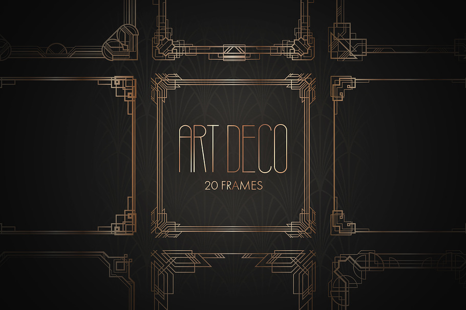 Art Deco Frames. Vol 2 in Objects - product preview 8