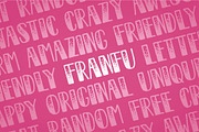 Franfu - font