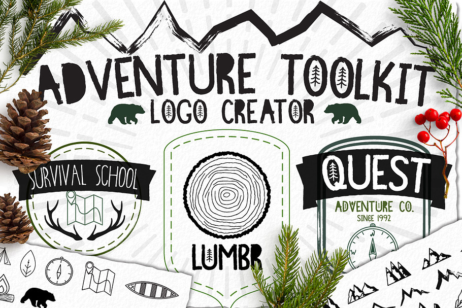 Rustic Logo Toolkit Outdoor Edition