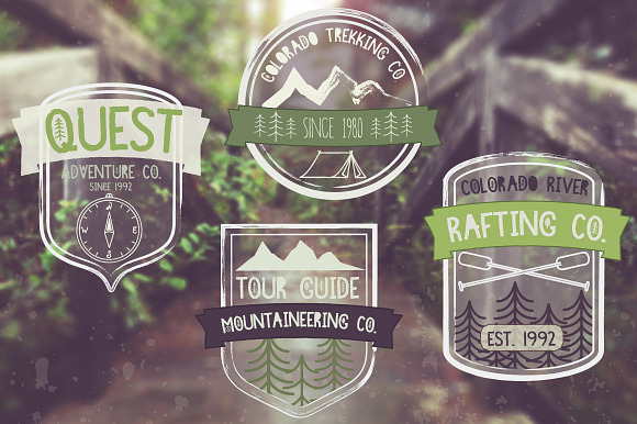 Rustic Logo Toolkit Outdoor Edition in Graphics - product preview 4