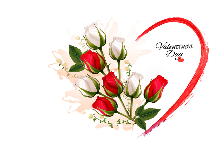 Valentines Day background in Illustrations - product preview 8