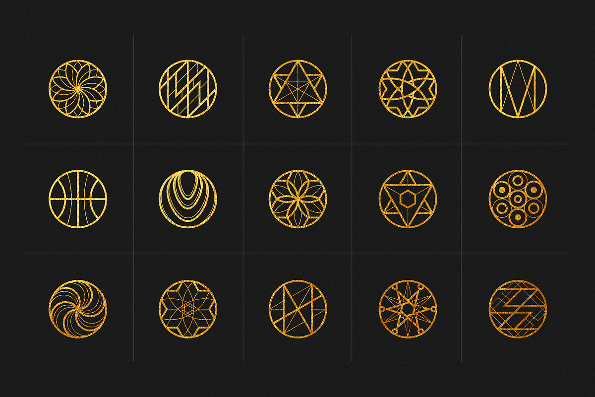 25 Linear Geometric Shapes. Part II in Photoshop Shapes - product preview 8
