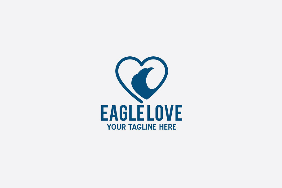 EAGLE LOVE in Logo Templates - product preview 8