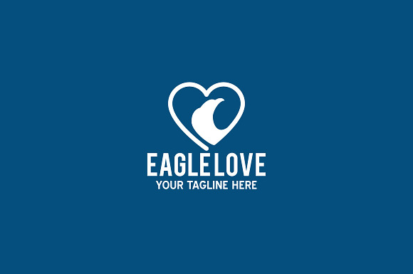 EAGLE LOVE in Logo Templates - product preview 1