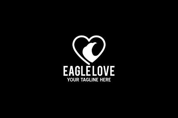 EAGLE LOVE in Logo Templates - product preview 3
