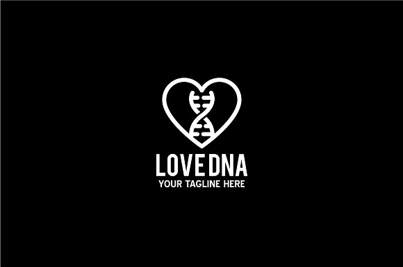 LOVE DNA in Logo Templates - product preview 3