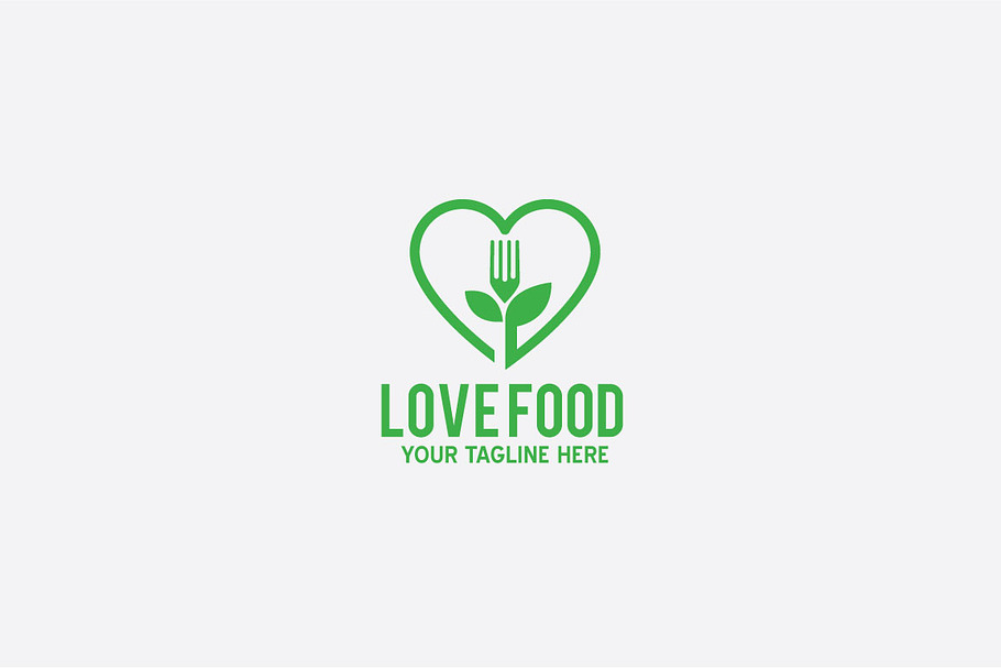LOVE food in Logo Templates - product preview 8