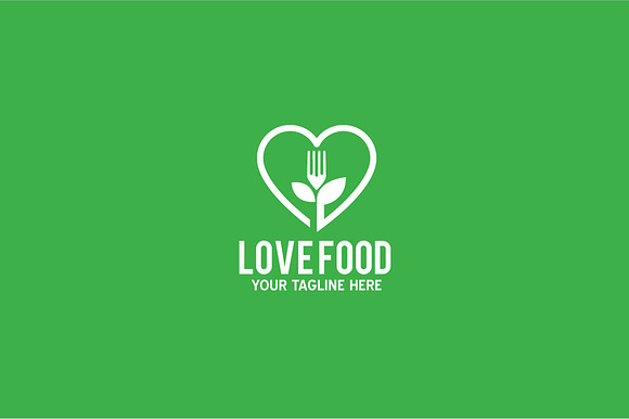LOVE food in Logo Templates - product preview 1