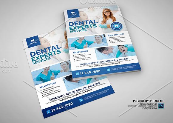 Cosmetic Dentistry Promotional Flyer in Flyer Templates - product preview 1