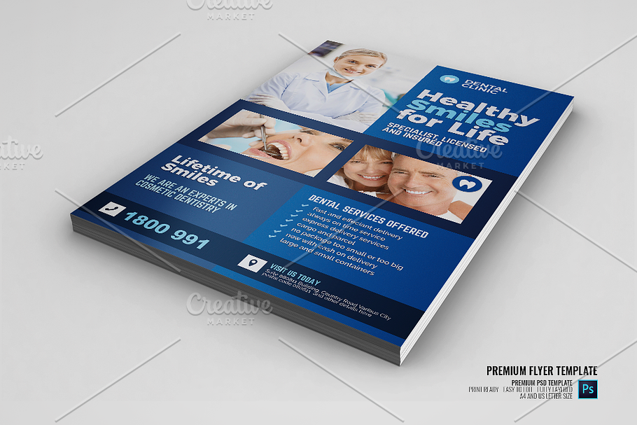 Dentistry and Dental Clinic Flyer in Flyer Templates - product preview 8