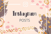 Instagram post template
