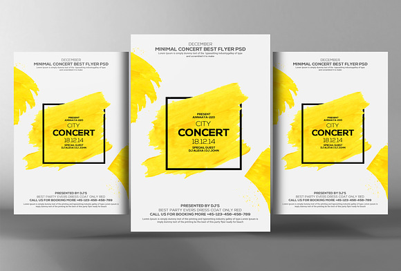 10 Party Flyers Bundle in Flyer Templates - product preview 1