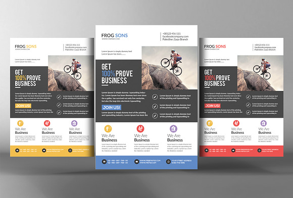 10 Multipurpose Business Flyers in Flyer Templates - product preview 1