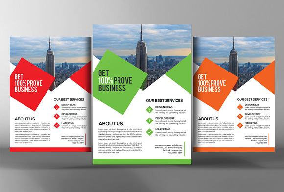 10 Multipurpose Business Flyers in Flyer Templates - product preview 2