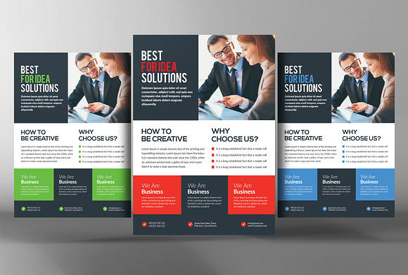 10 Multipurpose Business Flyers in Flyer Templates - product preview 4