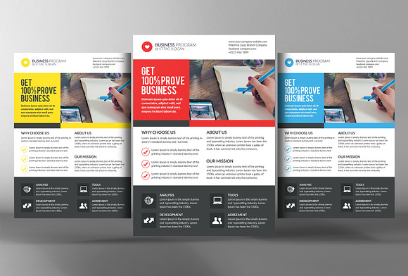 10 Multipurpose Business Flyers in Flyer Templates - product preview 6