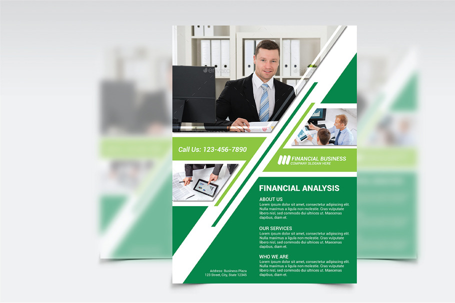 Financial Analysis Flyer Vol 1 in Flyer Templates - product preview 8