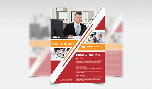 Financial Analysis Flyer Vol 1 in Flyer Templates - product preview 1