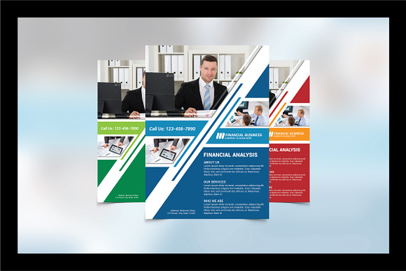 Financial Analysis Flyer Vol 1 in Flyer Templates - product preview 3