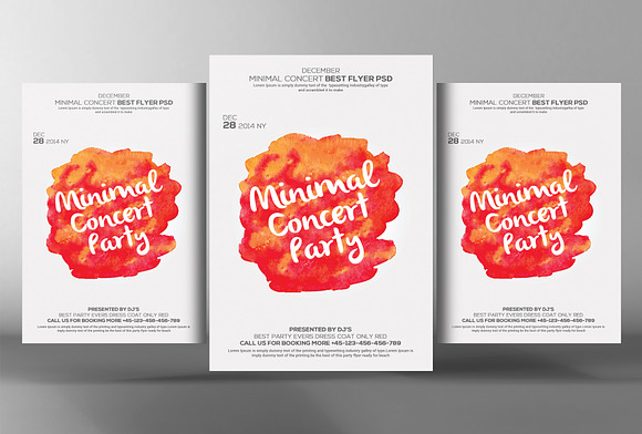 10 Abstract Party Flyers Bundle in Flyer Templates - product preview 8