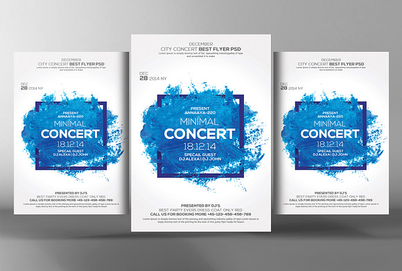 10 Abstract Party Flyers Bundle in Flyer Templates - product preview 10
