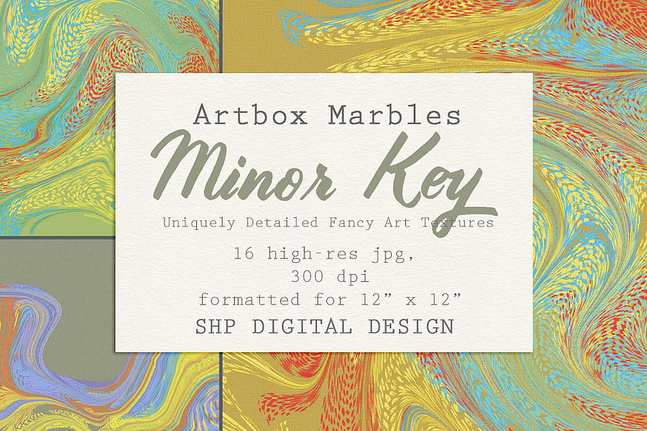 Art Textures: Marbled Minor Key