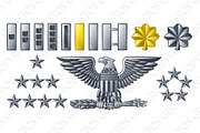 Army Military Officer Insignia Ranks