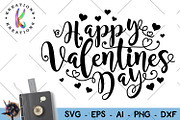 Happy Valentines Day svg cut file