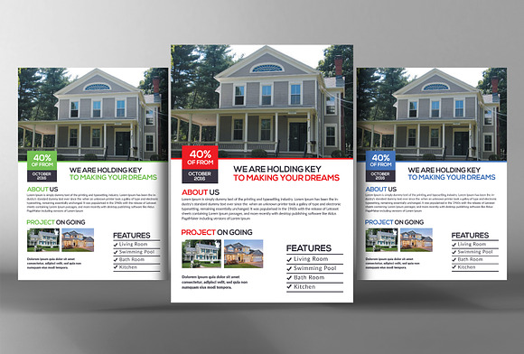 10 Multi-purpose Corporate Flyers in Flyer Templates - product preview 1