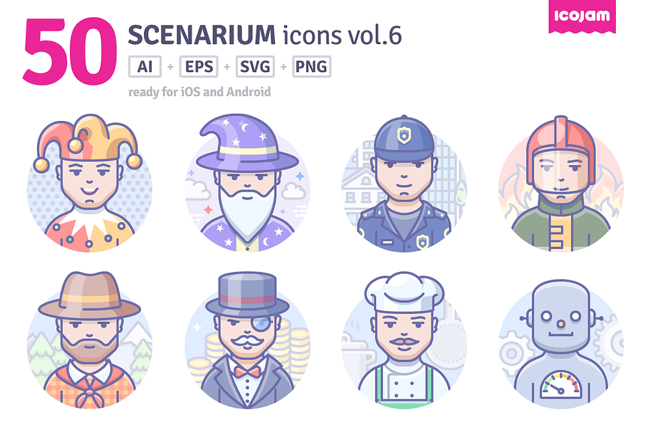 Scenarium icons vol.6 in People Icons - product preview 8