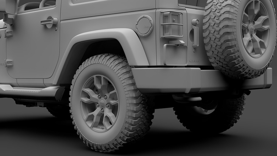 Jeep Wrangler Smoky Mountain JK 2017 in Vehicles - product preview 15