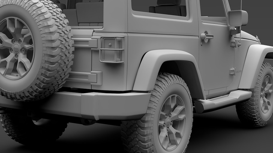 Jeep Wrangler Smoky Mountain JK 2017 in Vehicles - product preview 16