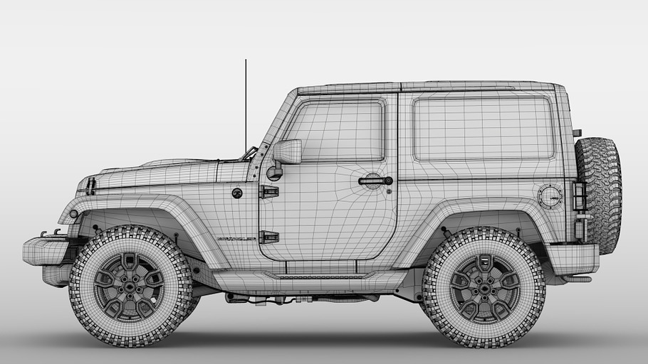 Jeep Wrangler Smoky Mountain JK 2017 in Vehicles - product preview 19