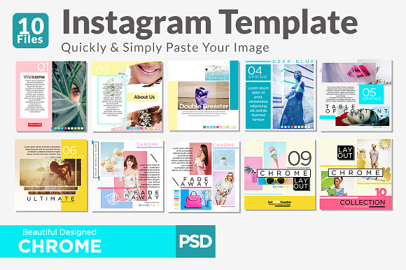 CHROME Instagram Post in Instagram Templates - product preview 4