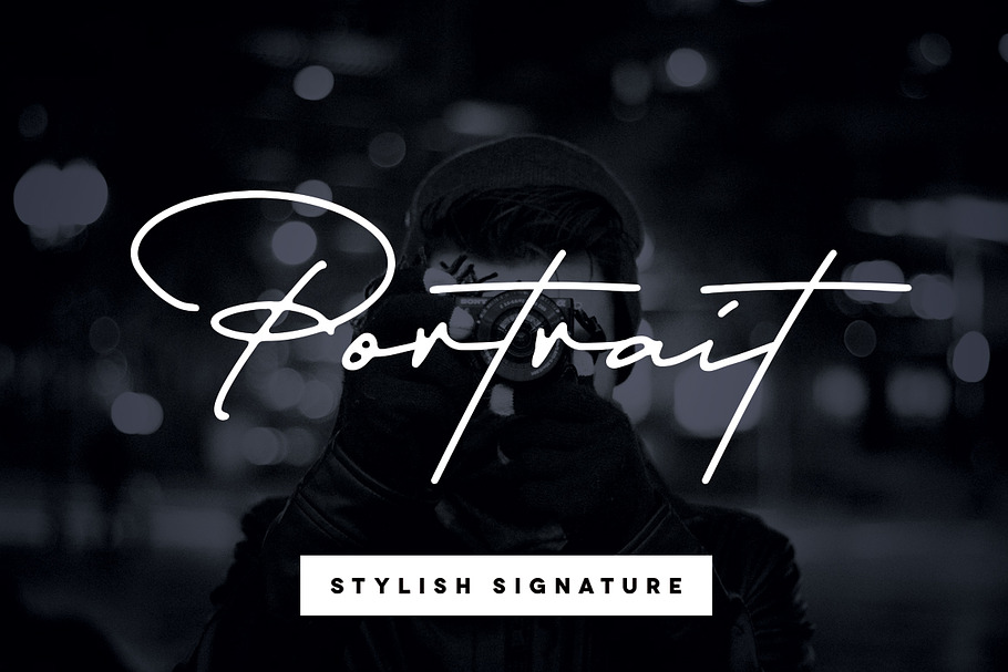 Portrait Signature Script - 6 Fonts in Cursive Fonts - product preview 8