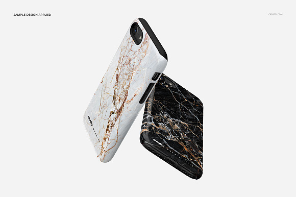 iPhone 7 Case Mockup (tough & snap)  in Product Mockups - product preview 4