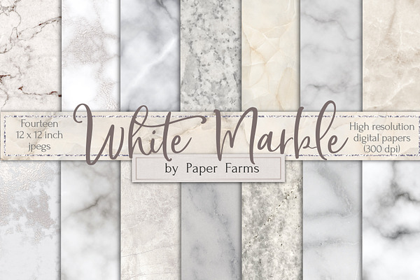 White marble backgrounds