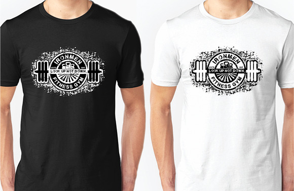2 Fitness T-Shirt Template Vol 3 in Illustrations - product preview 3