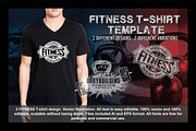 2 Fitness T-Shirt Template Vol 5