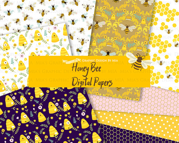 Bee, Honey Bee, Queen Bee in Illustrations - product preview 7