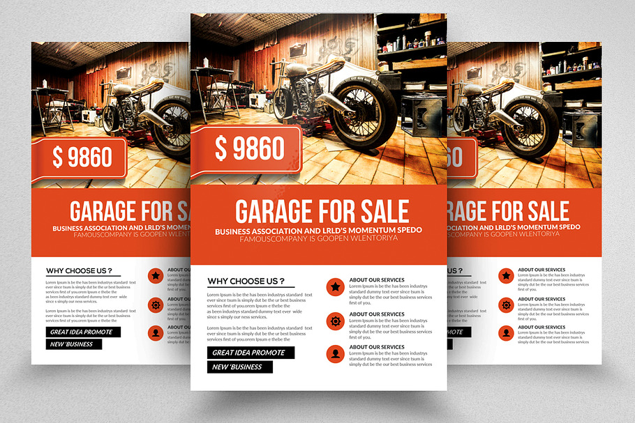 Garage Sale Promotion Flyer