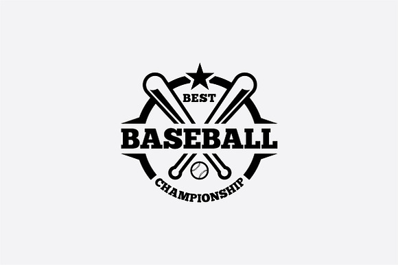 BASEBALL in Logo Templates - product preview 1