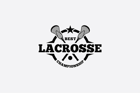 LACROSSE  in Logo Templates - product preview 1