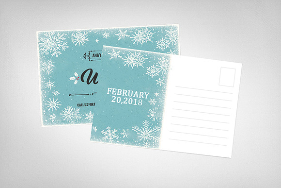 19 Multi-use Postcards Bundle in Postcard Templates - product preview 26