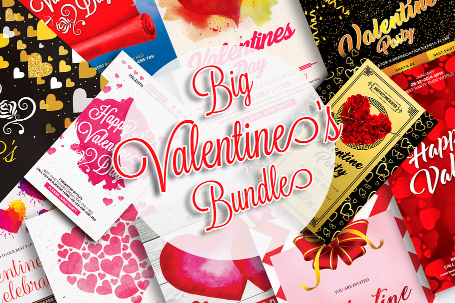 35 Valentines Day Items Big Bundle