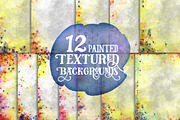 12 Painted Textured Papers